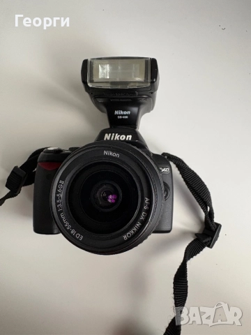 Дигитален Фотоапарат Nikon D40, снимка 2 - Фотоапарати - 52177892