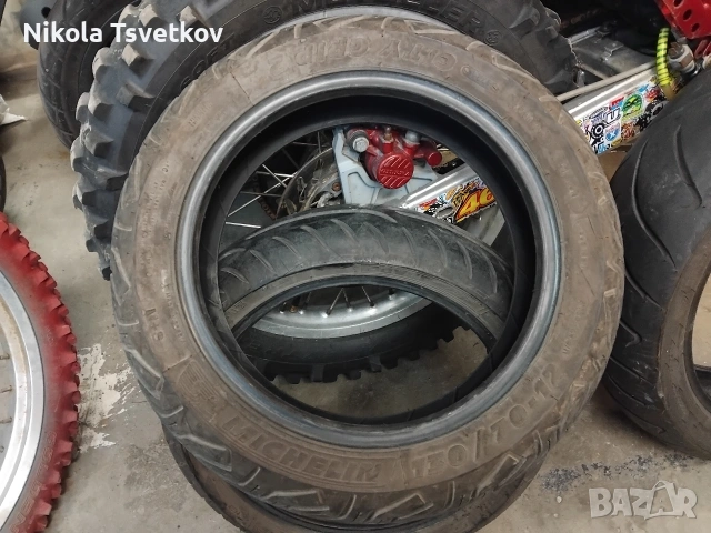 130/70-12 Michelin DOT1221, снимка 4 - Гуми и джанти - 54031362