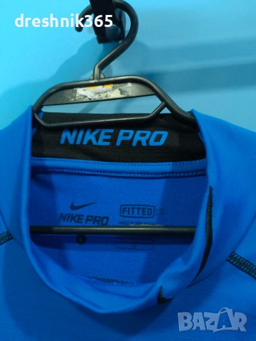 NIKE PRO Спортна Блуза/Мъжка Л, снимка 4 - Блузи - 39076696