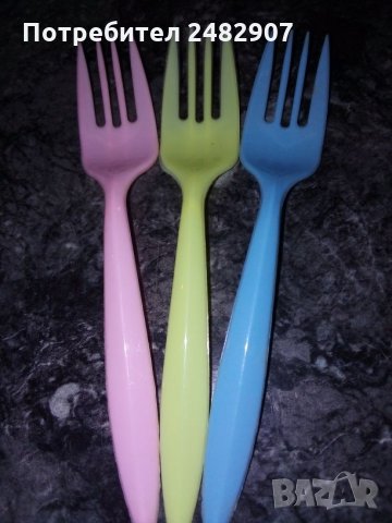 Пластмасови вилици, снимка 2 - Прибори за хранене, готвене и сервиране - 31699710