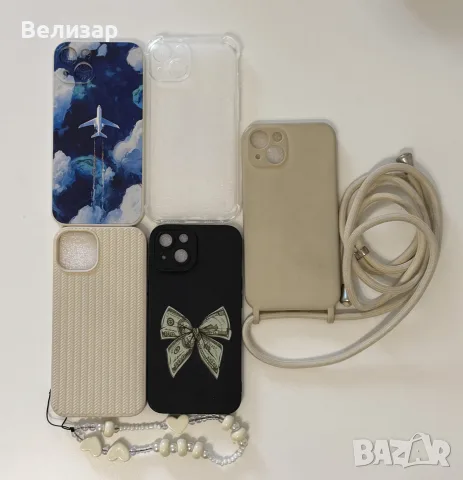 Запазен iPhone 13 + 7 протектора и 6 калъфа, снимка 8 - Apple iPhone - 56199909