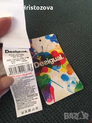 Страхотна рокличка на Desigual-нова-вече 20лв, снимка 7 - Детски рокли и поли - 37491628