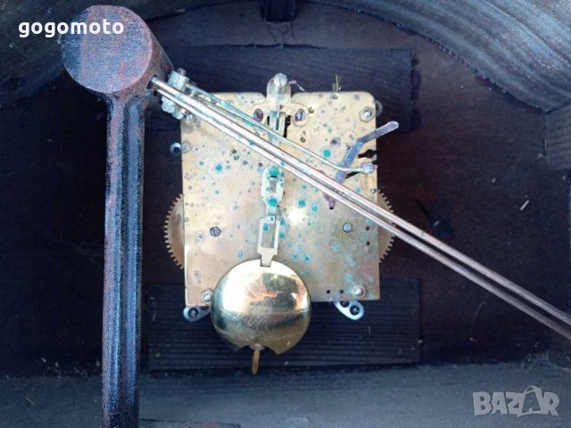 Оригинален стар каминен настолен часовник Механичен, снимка 4 - Антикварни и старинни предмети - 29707562