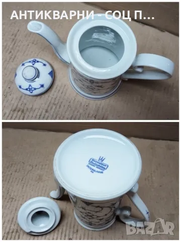 Стар Порцеланов Чайник. , снимка 5 - Антикварни и старинни предмети - 47331038