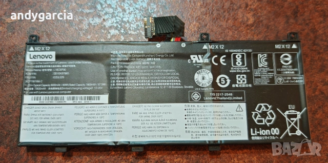  Lenovo ThinkPad P53 6 cells 90Wh Battery батерия оригинална , снимка 2 - Други - 44880715