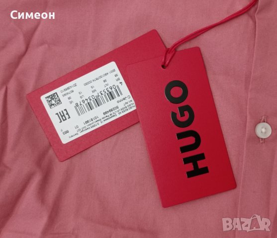 Hugo Boss C-Jenno Slim Fit оригинална риза S, снимка 5 - Ризи - 42822569