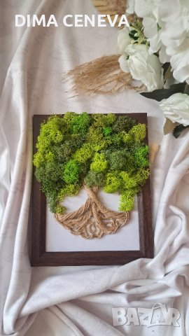 Дървото на живота. Скандинавския мъх. 3d картина, снимка 3 - Картини - 44305527