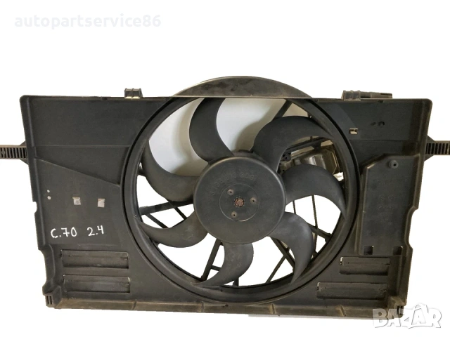Вентилатор за охлаждане на двигателя за Volvo C70 2.4 БЕНЗИН (2008) 0130303929