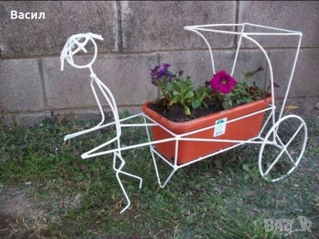 Цветарници колело, снимка 16 - Градински мебели, декорация  - 40421284