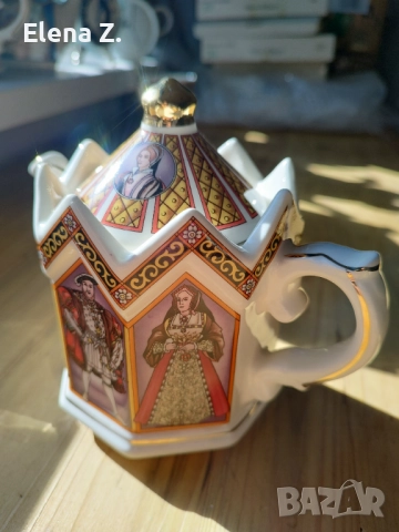 Колекционерски чайник Sadler Крал Хенри VIII, снимка 4 - Колекции - 52411566