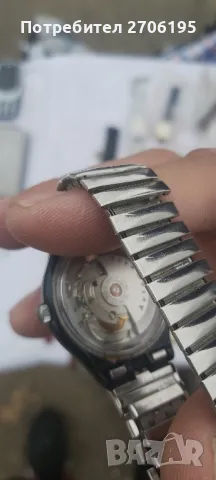 SWATCH ЧАСОВНИК SAB100 "BLACK MOTION" АВТОМАТИЧЕН 1991 ОРИГИНАЛ, снимка 3 - Мъжки - 49334012