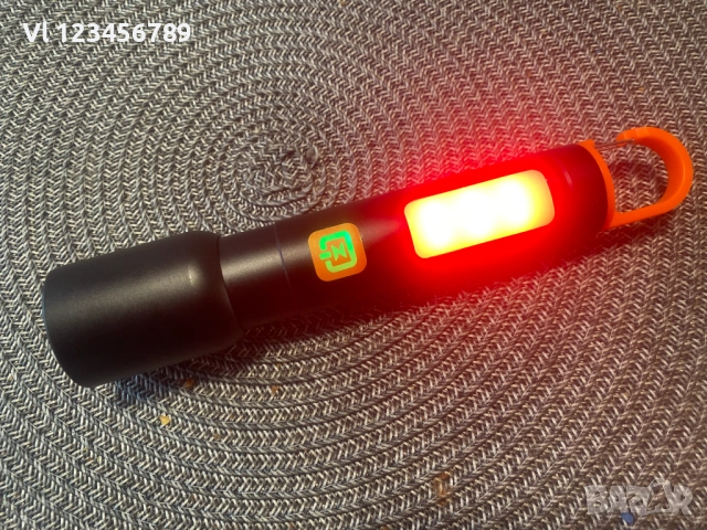 Олекотен комбиниран акумулаторен прожектор, снимка 4 - Къмпинг осветление - 52760417