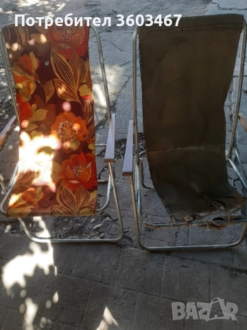 сгъваеми метални столове