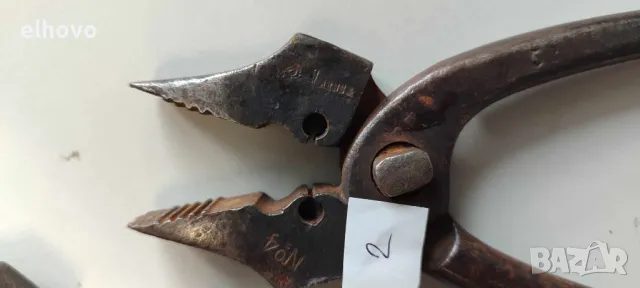 Стари клещи, снимка 4 - Антикварни и старинни предмети - 47543332