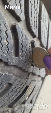 Железни джанти с гуми, снимка 2 - Гуми и джанти - 52348039