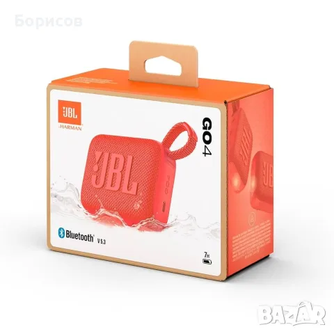 JBL GO 4 - ОРИГИНАЛНА блутуут колонка ,цвят червен, снимка 2 - Bluetooth тонколони - 56266196