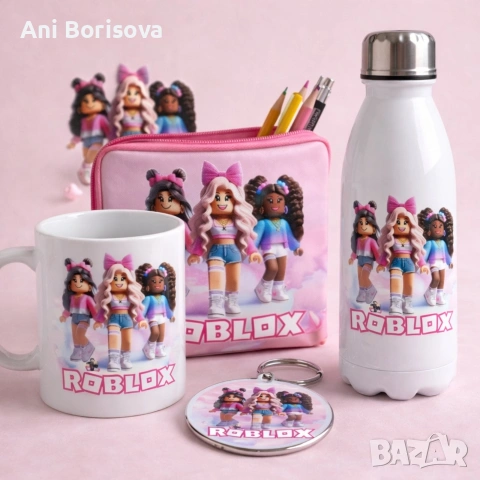 Детски комплект ROBLOX – тениска + суитшър + клин/панталон | ТОП модел 2026, снимка 2 - Детски комплекти - 54074621