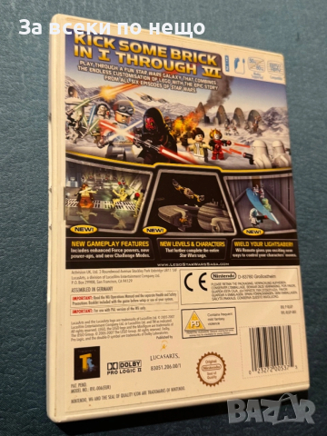 Игра за Nintendo wii LEGO Star Wars: The Complete Saga, снимка 3 - Игри за Nintendo - 53036532