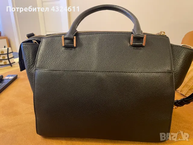 Чанта MICHAЕL KORS телешка кожа черна, снимка 3 - Чанти - 49631299