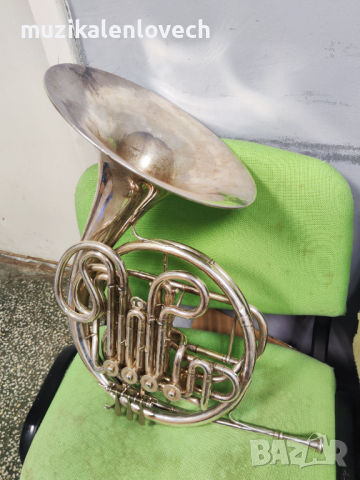 Lignatone French Horn 4RV made in Czechoslovakia - Валдхорна Френска Хорна /ОТЛИЧНА/, снимка 4 - Духови инструменти - 44714021