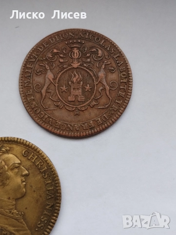 3 Френски жетона (1713-1853), снимка 4 - Нумизматика и бонистика - 52265445