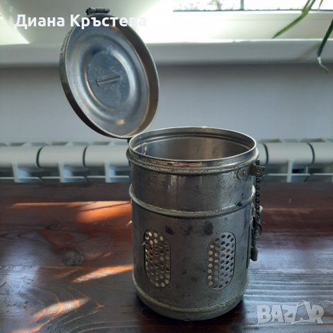 Много стар медицински барабан за стерилизиране на инструменти, снимка 3 - Антикварни и старинни предмети - 39973966