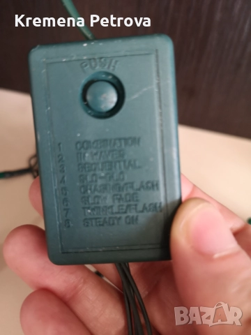 Цветни коледни лампички, Контролер с различни режими на светене, 5,50 метра Цена 4,50лв, снимка 4 - Декорация за дома - 52646428