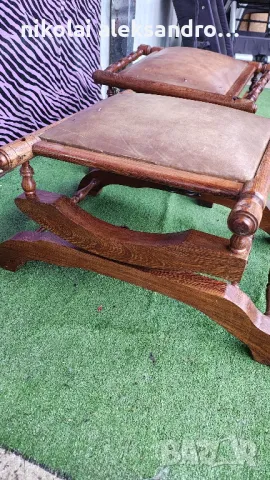 табуретки 19 век, снимка 3 - Антикварни и старинни предмети - 48445246