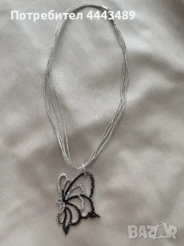 Сребърна висулка с камъни, снимка 1