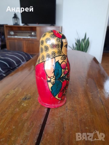 Стара Матрьошка #14, снимка 4 - Други ценни предмети - 40415902