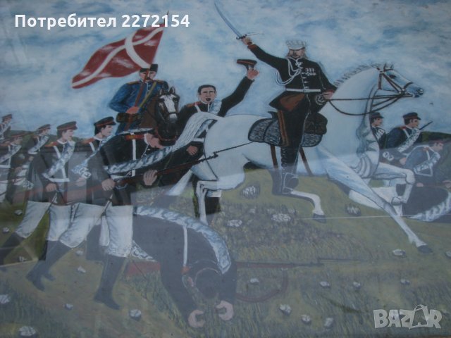 Картина Генерал Скобелев, снимка 1 - Антикварни и старинни предмети - 31778039
