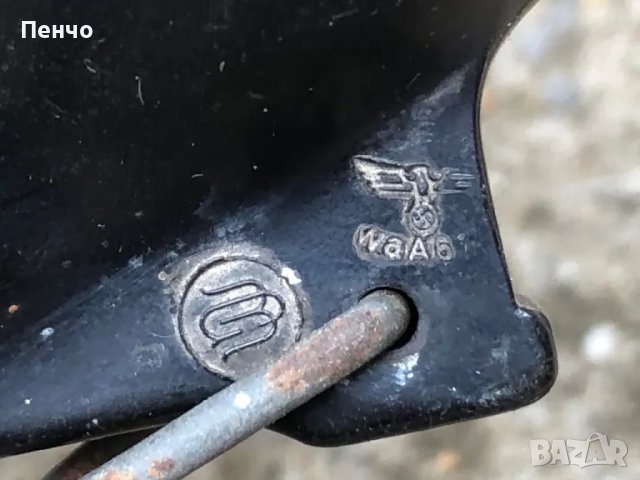 стар немски военно-полеви телефон - WEHRMACHT - WWII - 1938г. - ОРИГИНАЛ, снимка 14 - Антикварни и старинни предмети - 49684881