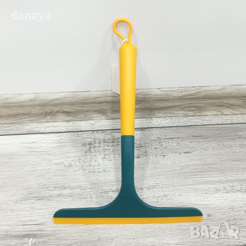 3560 Малка стъклочистачка с гумирана дръжка, снимка 2 - Мопове, кофи, четки и метли - 40129557