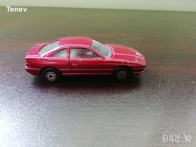 BMW 850i Dark Red Sports Coupe Maisto 1:64 1/64 колекционерска количка БМВ, снимка 3 - Колекции - 51854916
