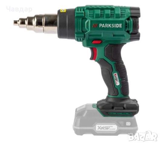 Parkside акумулаторен пистолет за горещ въздух 20V, снимка 3 - Други инструменти - 51496523