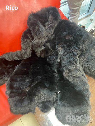 Палто Естествен Косъм Катерица, снимка 4 - Палта, манта - 44325364