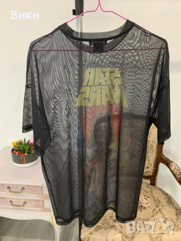 Тениска на Star Wars в размер S, но е подходяща и за М и L, снимка 14 - Тениски - 44607325