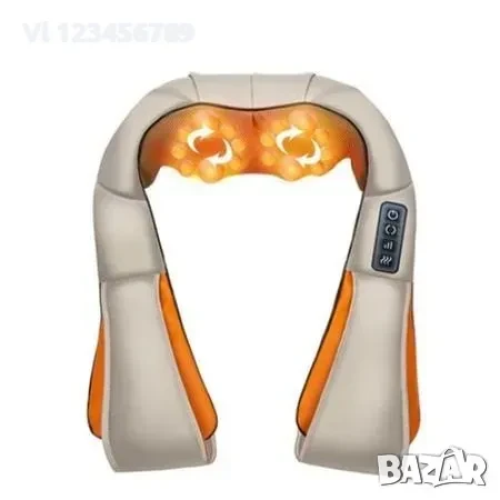 3D Шиацу масажор за цяло тяло, 12/220V, 4 бутона, снимка 6 - Масажори - 50679560