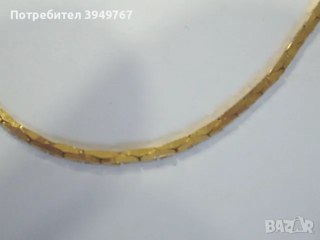 Позлатено ланче., снимка 3 - Колиета, медальони, синджири - 50259602