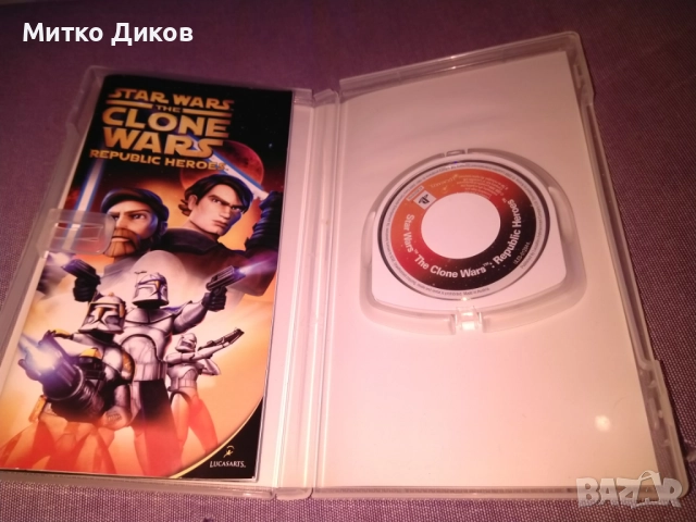 видеоиграта Star Wars: The Clone Wars – Republic Heroes за конзола PSP. , снимка 3 - Настолни игри - 52904837