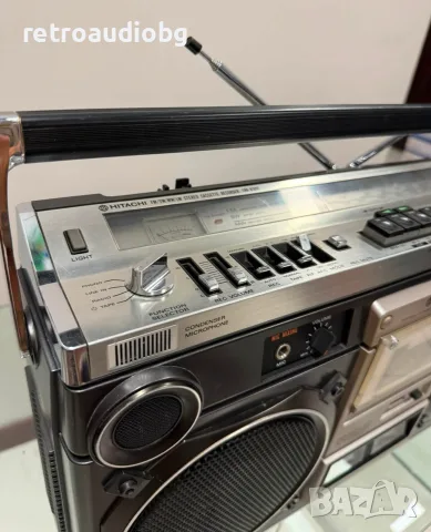 🔈ТОП колекционерски радиокасетофон Hitachi TRK-8180E Boombox🔈, снимка 7 - Радиокасетофони, транзистори - 55971605