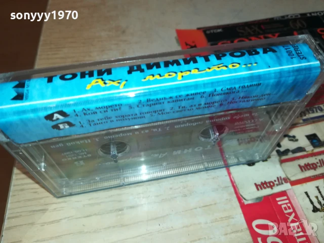 ТОНИ ДИМИТРОВА-ОРИГИНАЛНА КАСЕТА 1308251755, снимка 12 - Аудио касети - 51356432