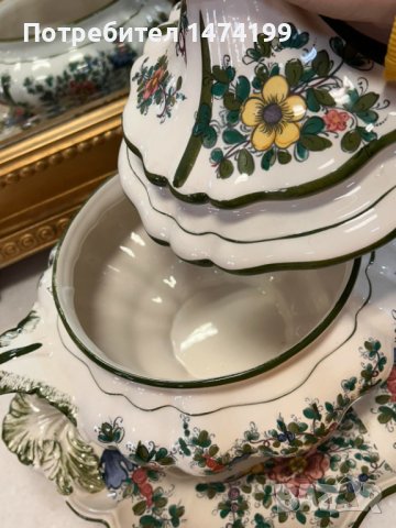 Centerpiece, Супник/Терин Каподимоте с поднос, снимка 6 - Декорация за дома - 44463428