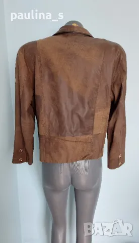 Винтидж / Естествен набук / Дамско яке / топ от 80-те години на миналия век , снимка 5 - Якета - 49403501