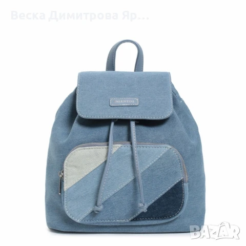 Дамска дънкова модерна и компактна раница - стил и комфорт в движение, снимка 5 - Чанти - 50497516