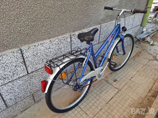 Велосипед градски 26 цола с калници и багажник отличен, снимка 5 - Велосипеди - 51750282