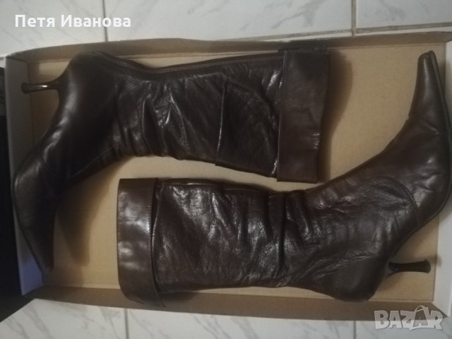 Различни италиански боти и ботуши от естествена кожа , снимка 7 - Дамски ботуши - 31388499