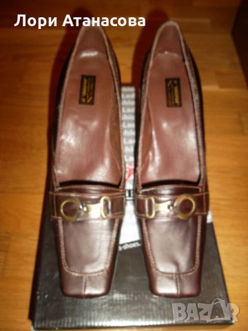 Елегантен модел дамски обувки, изработен от  естествена кожа, снимка 5 - Дамски обувки на ток - 30538598