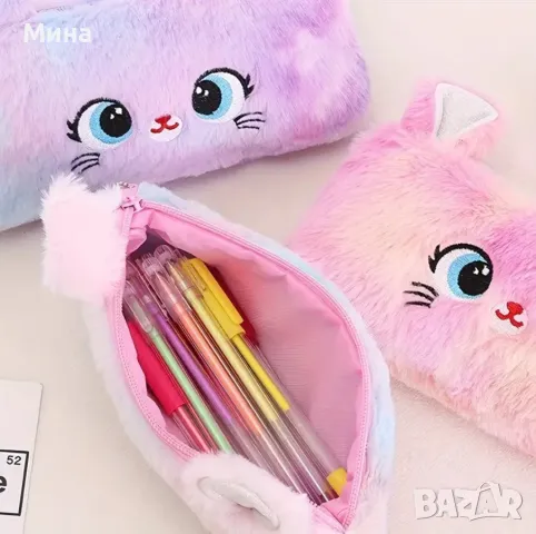 Сладък и забавен несесер с котенце, снимка 2 - Ученически пособия, канцеларски материали - 47273622