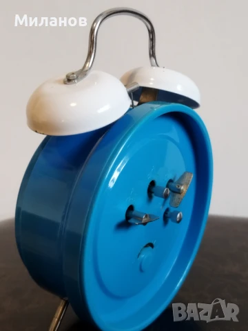 Стар механичен будилник, настолен часовник, снимка 5 - Антикварни и старинни предмети - 51290694